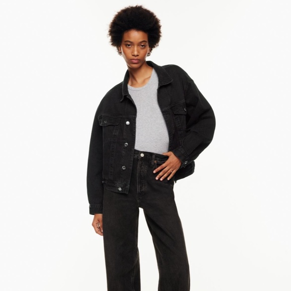 Agolde- Charli Denim Jacket Oversized denim jacket - Picture 2 of 10